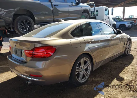 2015 BMW 435I Gran Coupe из США, поврежденный, VIN WBA4B1C50FD955100
